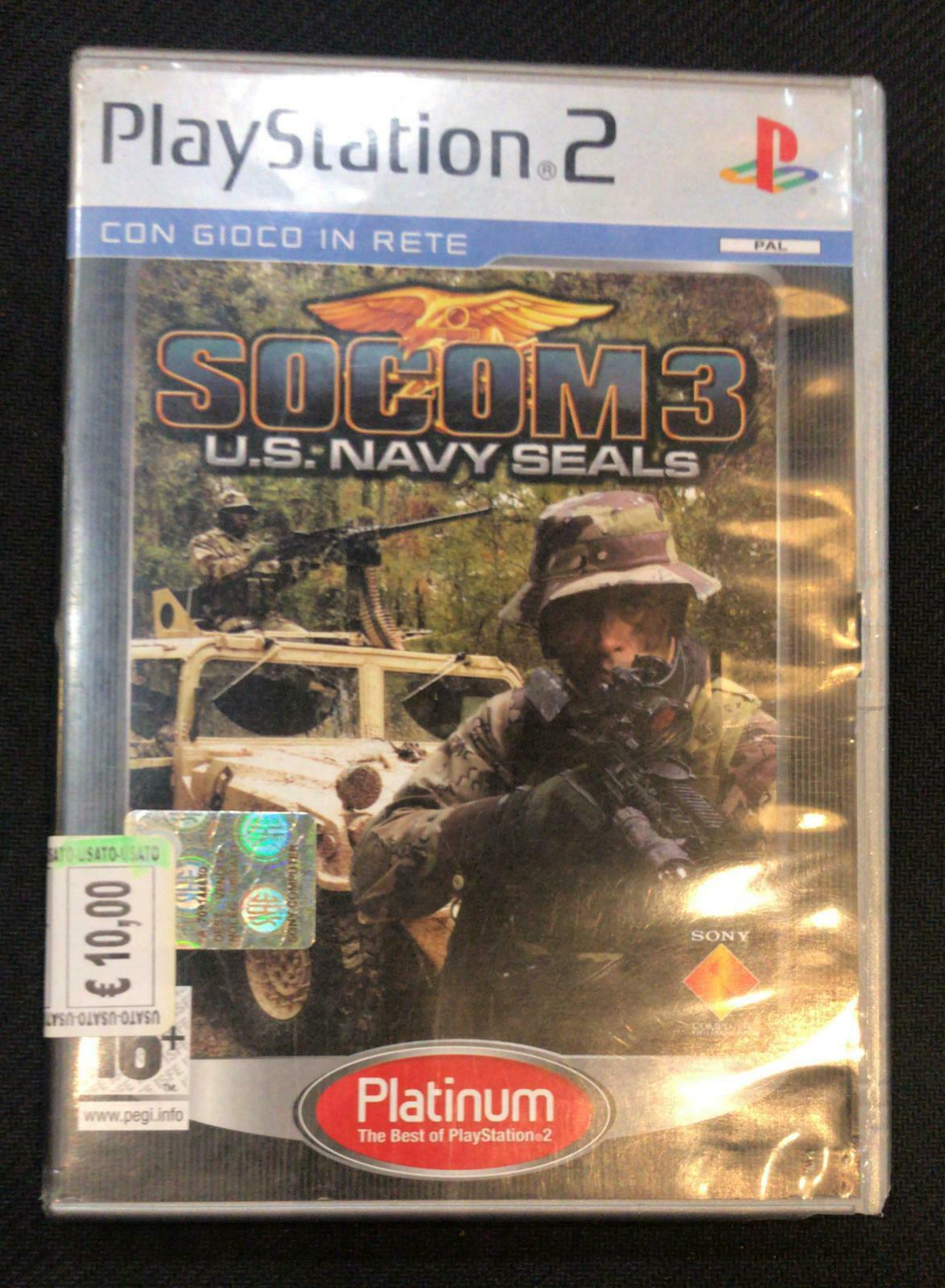 Socom 3 U S Navy Seal Ps2 Sony Playstation 2 Platinum Otaku Store